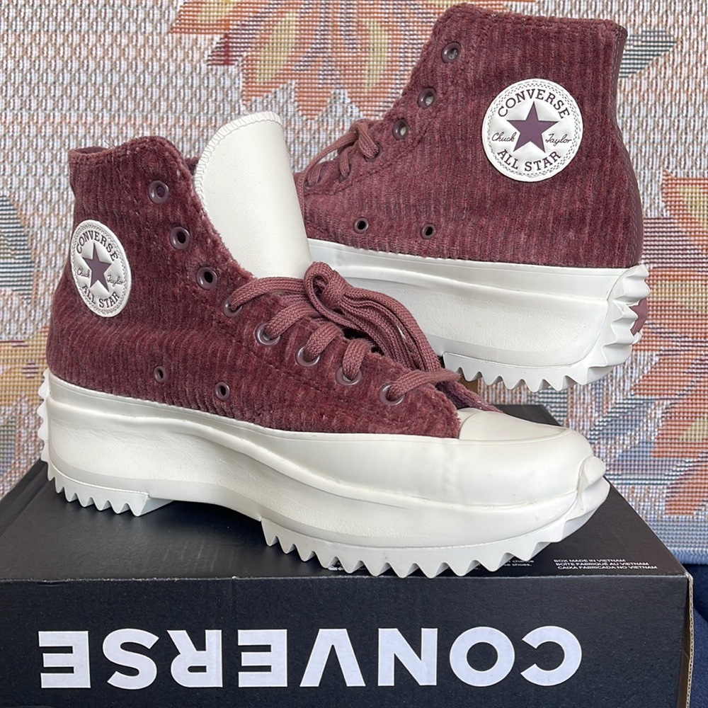 Converse WMNS A03252C
RUN STAR HIKE HI
DARK WINE/SADDLE/EGRET
Platforms - Picture 11 of 16